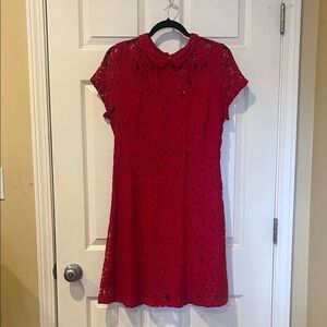 Eva Mendes for New York & Company Scarlet Lace Mini Dress